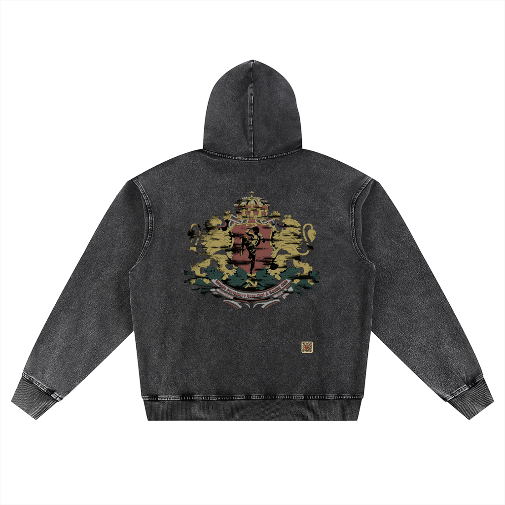 Snow Wash Oversized Hoodie