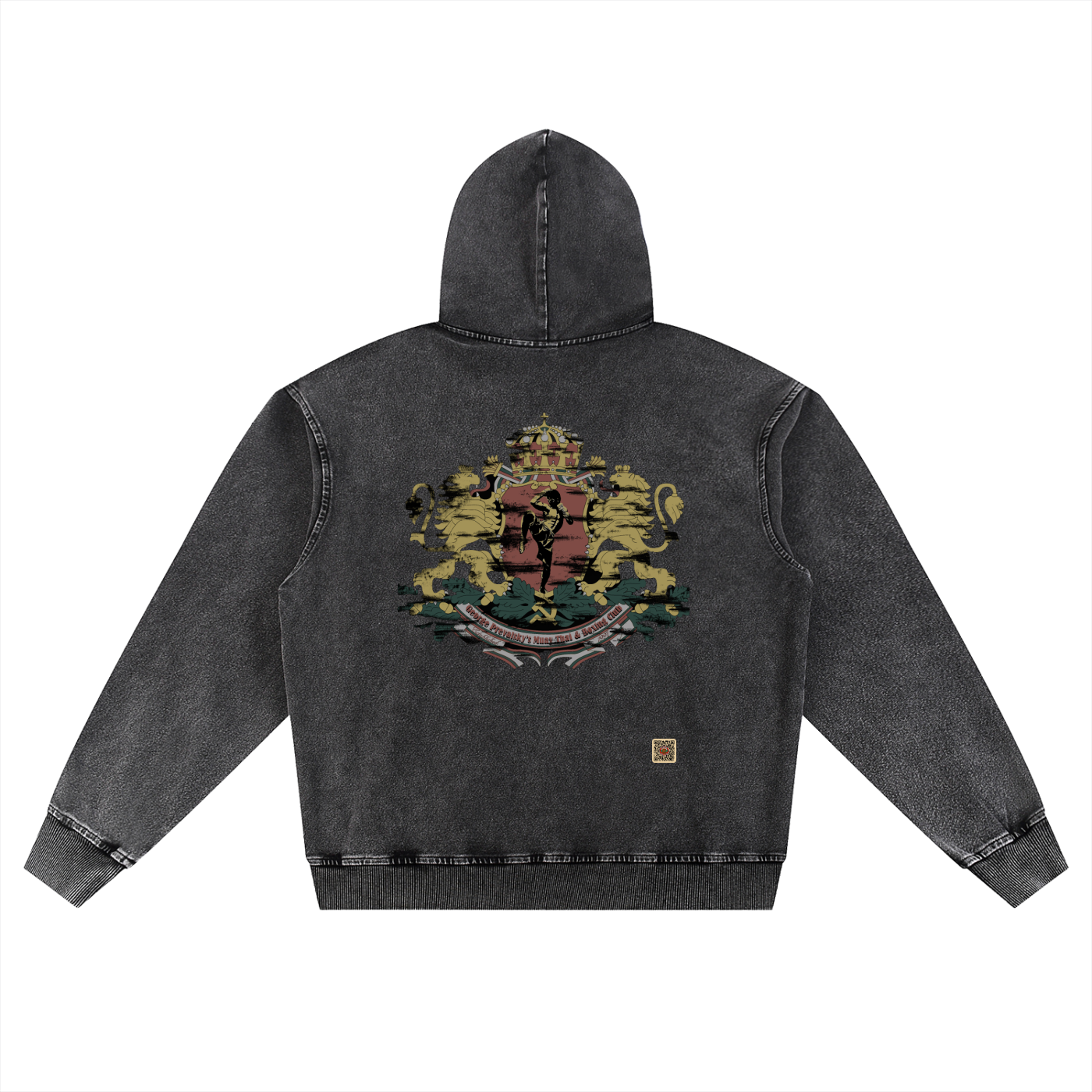 Snow Wash Oversized Hoodie