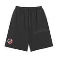 Snow Washed Raw Hem Shorts