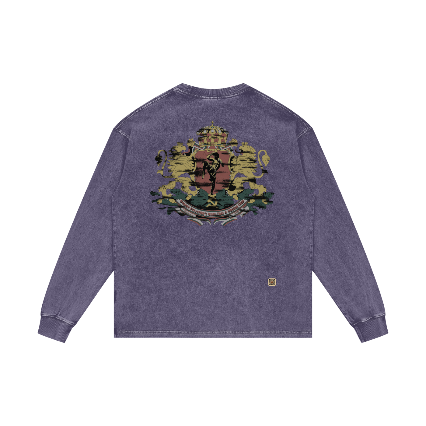 Acid Wash Oversize Long Sleeve T-Shirt