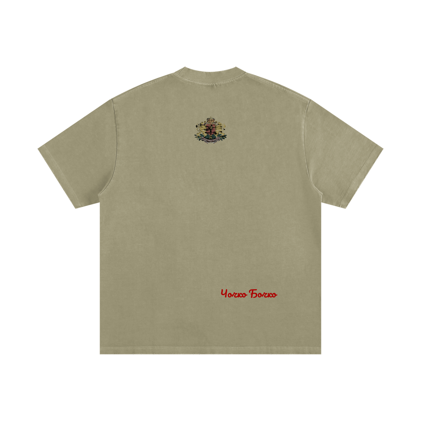 Heavyweight Vintage Washed Frayed T-Shirt