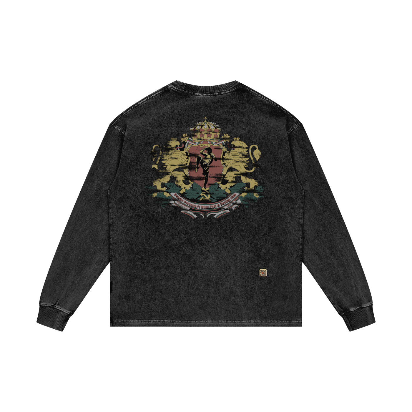 Acid Wash Oversize Long Sleeve T-Shirt