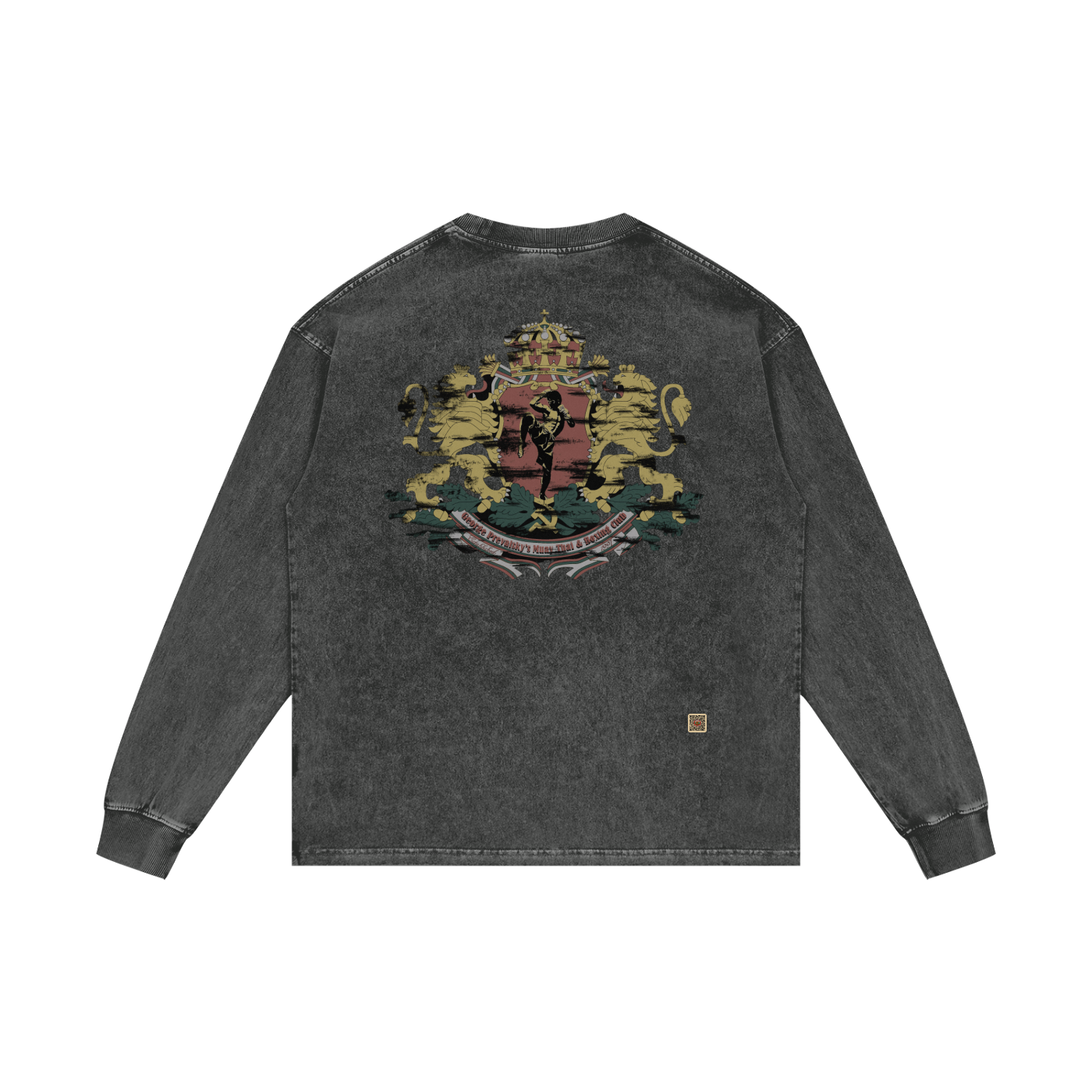 Acid Wash Oversize Long Sleeve T-Shirt